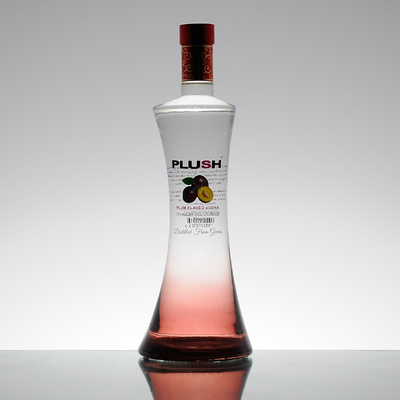 Custom 750ml raketvormige vodka glasfles voor drank online met schroefkap