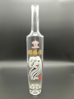 Aanpasbare Limoncello Liquor Vodka Glasfles 750 ml voor de drankenindustrie