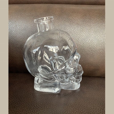 Decal 1000 ml oppervlakte handhaving schedel glazen fles voor spirit bong