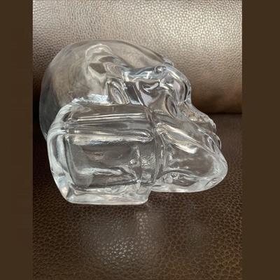 Decal 1000 ml oppervlakte handhaving schedel glazen fles voor spirit bong