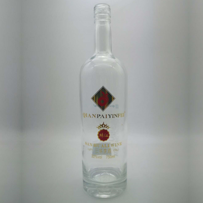 Gepersonaliseerde Kleur Spray Vodka Glasfles 750 ml met Super Flint Glas Materiaal