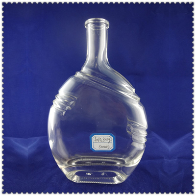 Doorzichtige 750 ml lege Ciroc Vodka Glasflessen Botella met doorzichtig ontwerp