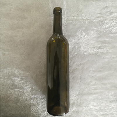 Warm stempelen 750 ml Amber glasfles voor wodka whisky brandy drank