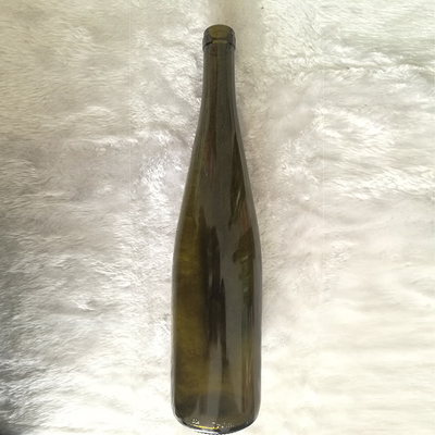 Warm stempelen 750 ml Amber glasfles voor wodka whisky brandy drank