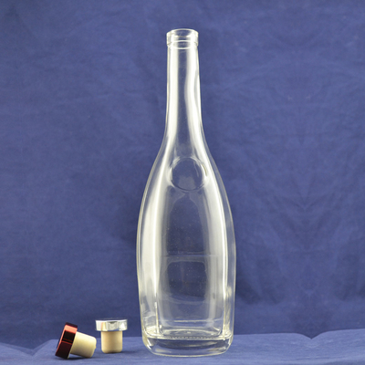 Bulkproductie Super Flint glasmateriaal 750 ml glas wodka wijnfles voor gedistilleerde dranken