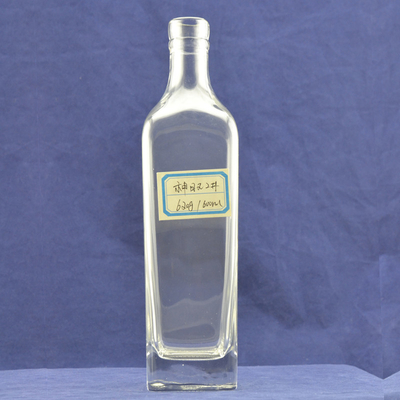 Bulkproductie Super Flint glasmateriaal 750 ml glas wodka wijnfles voor gedistilleerde dranken