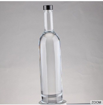 Duidelijke 750 ml glazen drankflessen voor wodka Whisky Spirits Alcohol