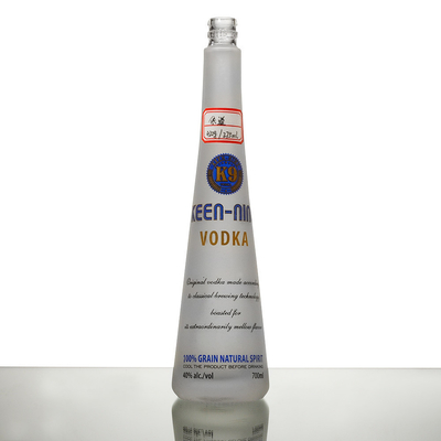 500 ml 700 ml 750 ml ronde lege glazen fles met kurk gemaakt van Super Flint glas