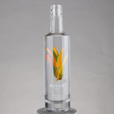 Kendo Super Flint Goede kwaliteit metalen schroefkap Glas Vodka fles Industrieel drankje