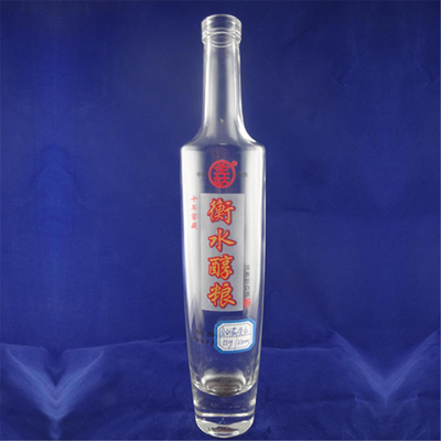 Gratis monster 500 ml 750 ml glazen ronde drankfles met kurkverzegeling