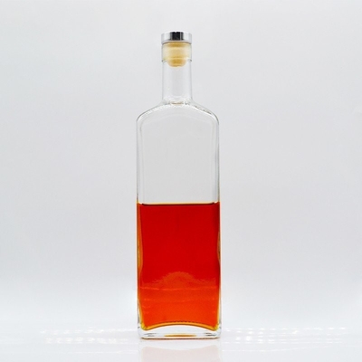 Super Flint glasmateriaal 700 ml whisky lege glasfles voor alcoholische dranken
