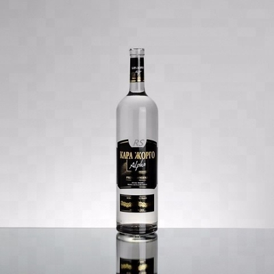 750 ml Russische vodka glazen flessen met gratis monster en super flint glas materiaal