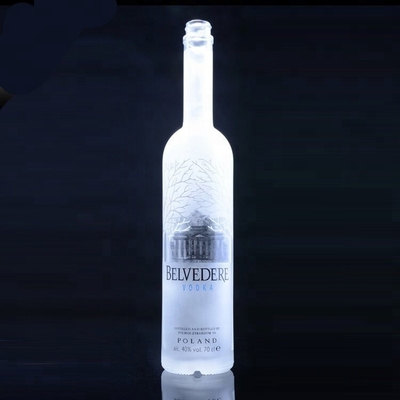 Super Flint glas kraag 750 ml wodka flessen met schroef top afdichting type op promotie