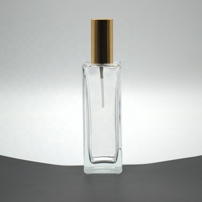 30 ml 50 ml 100 ml Sproeikristallen lege glasflessen Luxe logo Decal of Printing