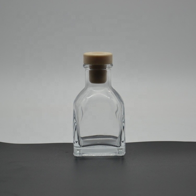 30 ml 50 ml 100 ml Sproeikristallen lege glasflessen Luxe logo Decal of Printing