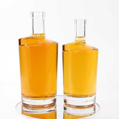 Decale oppervlakte hantering 750 ml drank glasfles voor aangepaste vorm schouder rotatie
