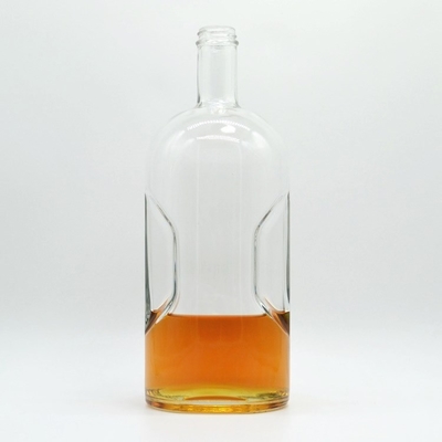 750 ml glazen fles voor gedistilleerde dranken lege gin gerecycled rum whisky vodka OEM/ODM aanvaardbaar