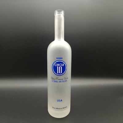 Gravering/Frost/Decal/Spray Glasfles 750 ml/1000 ml voor Vodka Whisky Brandy Rum Gin