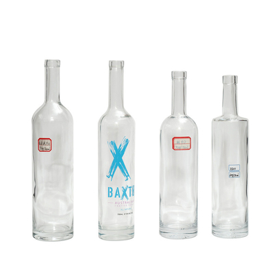 Super Flint glasflessen voor wodka Whisky drank in 500 ml 700 ml 75 cl bevroren materiaal