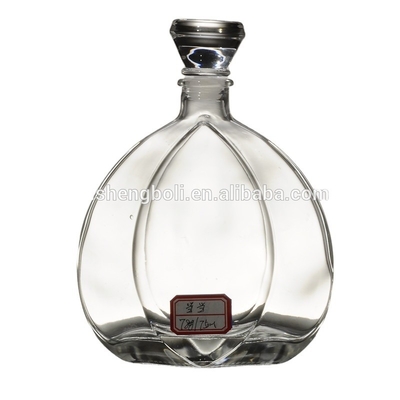 Kristalwit glasfles voor drankjes Fancy Design 500 ml 750 ml Vodka Whiskey Brandy