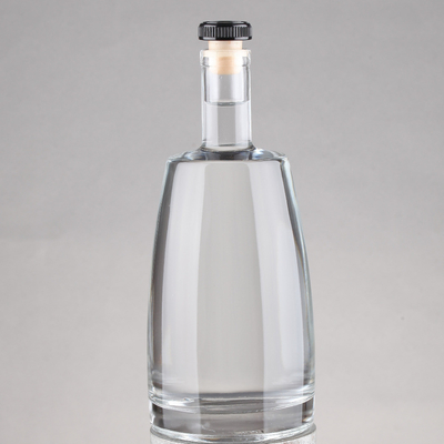 Flint Vodka Whisky Cork Cap 750 ml Glas Whisky Fles met Cork Basis Materiaal Glas