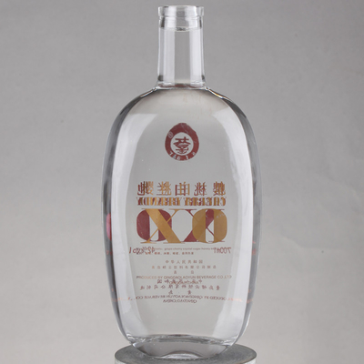Flint Vodka Whisky Cork Cap 750 ml Glas Whisky Fles met Cork Basis Materiaal Glas
