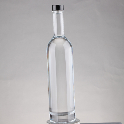 70cl 700ml wodkaflessen gemaakt van super flint glas met dikke basis en kurk afdichting type