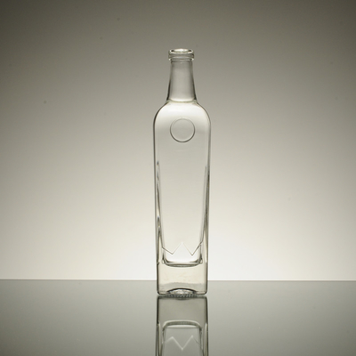 Vriesoppervlakte Handhaving Franse vierkant glasfles met 700 ml 500 ml / 250 ml capaciteit