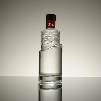 500 ml Frost Surface Handling Butterfly Shape Whiskey Glasfles voor Vodka Verpakking