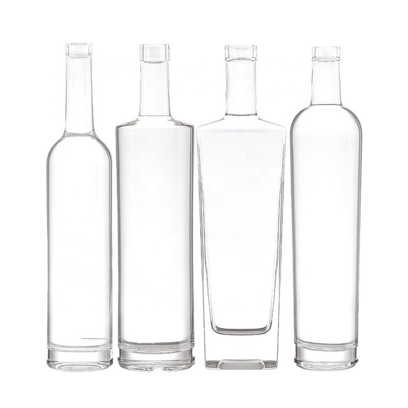 Super Flint glasmateriaal basis 700 ml helder glas whisky vodka wijnfles voor alcohol