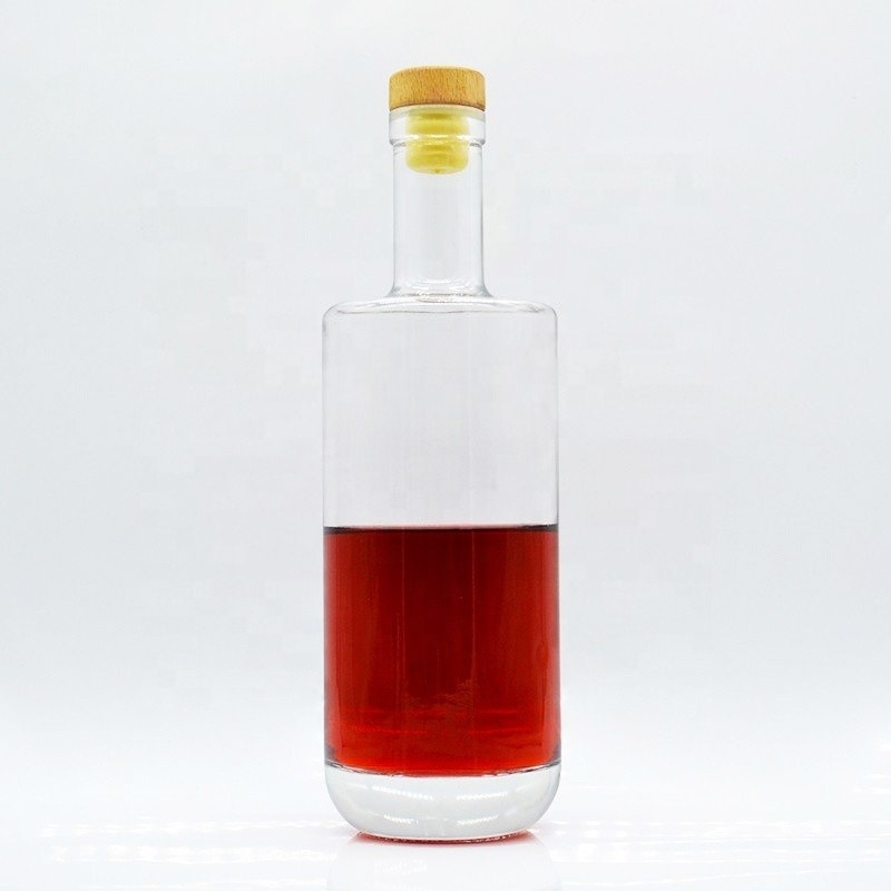 500 ml 750 ml op maat gemaakte heldere glazen fles voor whisky Brandy Tequila Gin Vodka