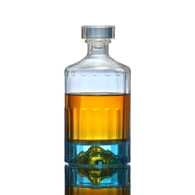 500 ml 750 ml luxe wijnglasflessen met Super Flint-materiaal en kurkkap