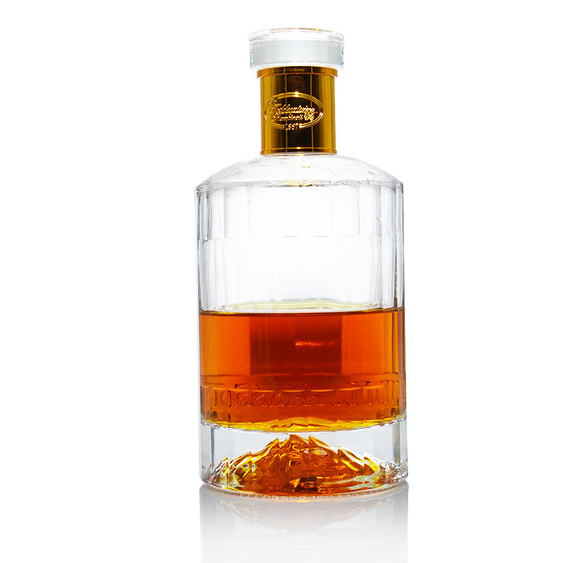 500 ml 700 ml 75 cl Super Flint Whiskey Glasfles met kristalwit materiaal bij CIF