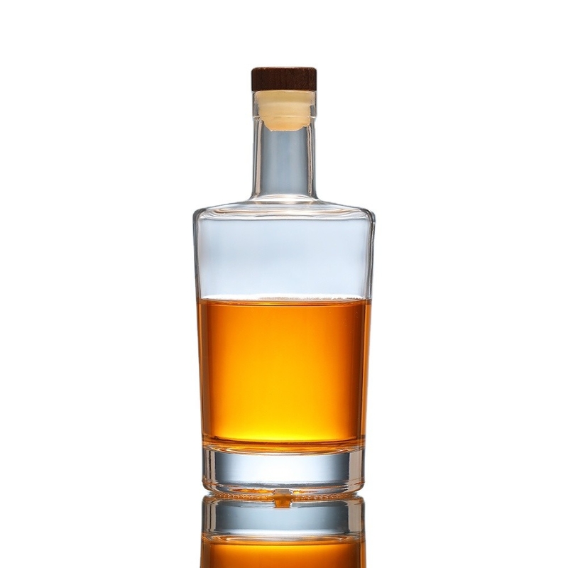 Cork Top 500 ml glazen fles voor Vodka Liquor OEM Welkom