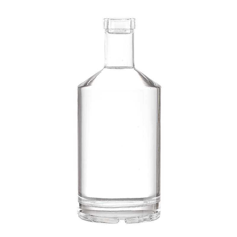 Op maat 500 ml 700 ml 750 ml glazen fles voor drank whisky rum gin ontwerp uw eigen