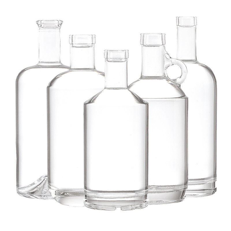 500 ml 750 ml Super Flint glasmateriaal lege kristalglas wijnflessen voor drank