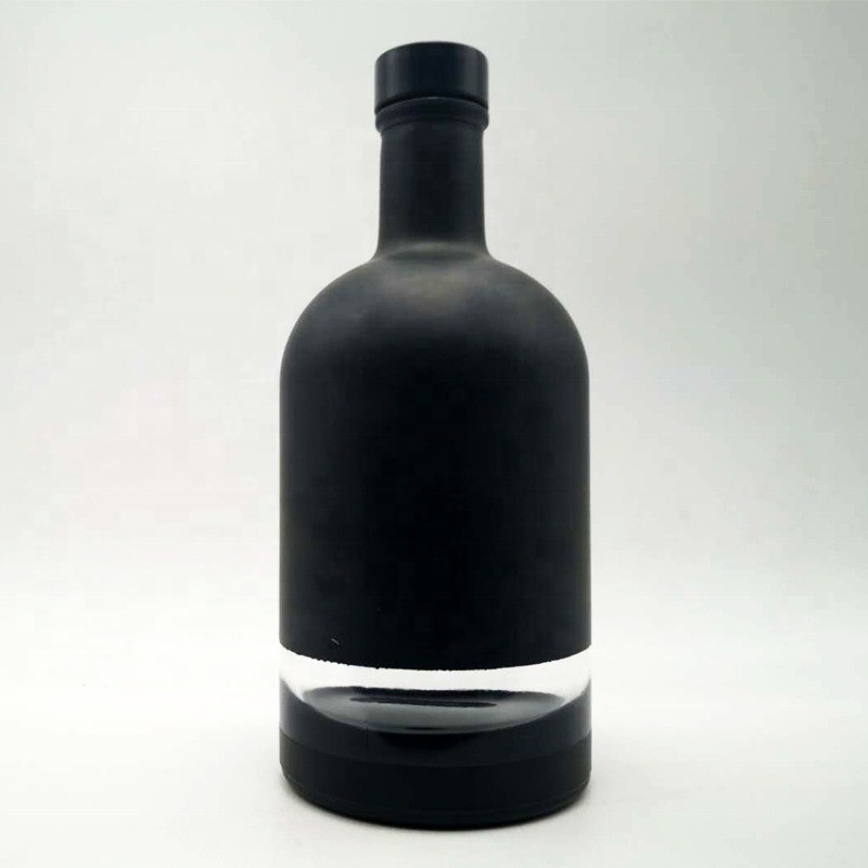Super Flint Glas Vodka Spirit Glasfles met Guala Cap en Embossed Logo Product