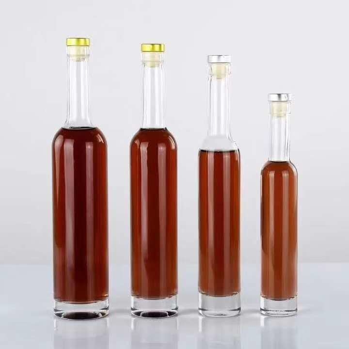 Op maat gemaakte 500 ml/700 ml/750 ml glazen flessen voor olie Whiskey Gin Liquor Vodka Verpakking