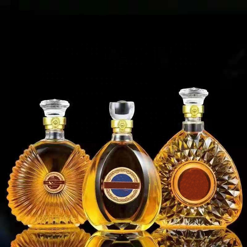 Gevriesd 500 ml Spirit Champagne Beverage Tequila 750 ml Custom Leeg Vierkant Whisky Vodka Liquor 70cl Glasfles