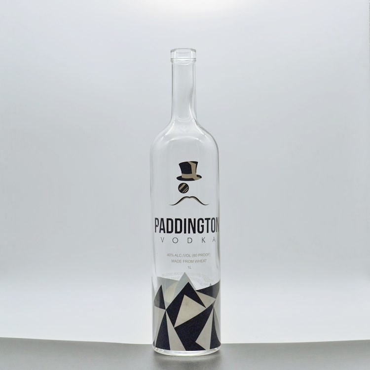 75 cl Super Flint Glass Cork Flasje voor op maat gemaakte Olijfolie Liquor en 500 ml Gin Spirits