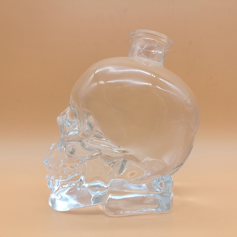 Decal oppervlak Handing Custom Design 750 ml glazen fles voor drank Whisky Gin Vodka