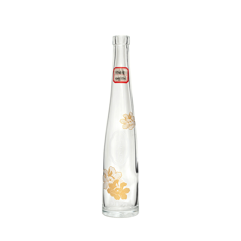 Gepersonaliseerde water vodka brandy kristalwit glasfles met afdichting