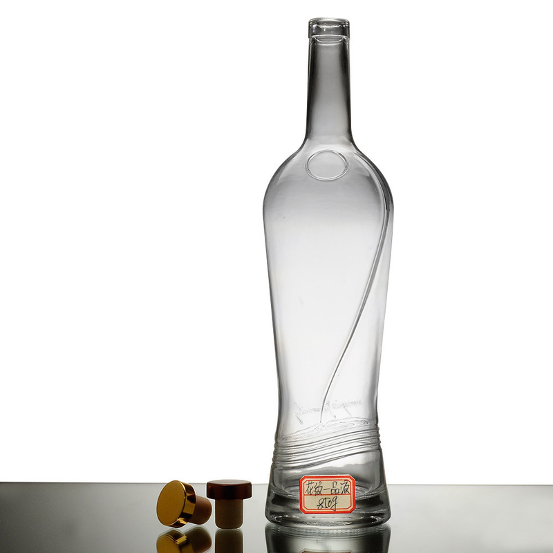 Persoonlijke lege glazen fles voor alcohol Whiskey Vodka Spirit 700ml 750ml 500ml 1000ml