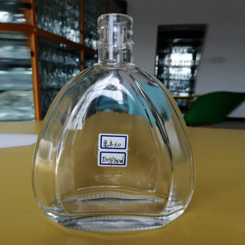 OEM logo decal voorraad 1000 ml 750 ml 500 ml drank flessen vodka glazen fles met kurk deksel