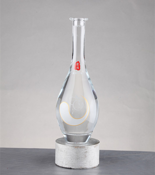 Leeg flesje 750 ml Spirits en likeur fles met kurk zegel Ship naar de wereldmarkt