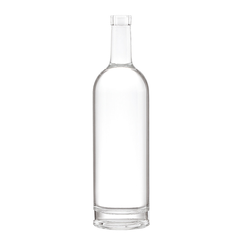 Warm stempelen 2 liter glasfles voor aangepaste vorm sap gedistilleerde dranken alcohol wodka gin blauwe wijn