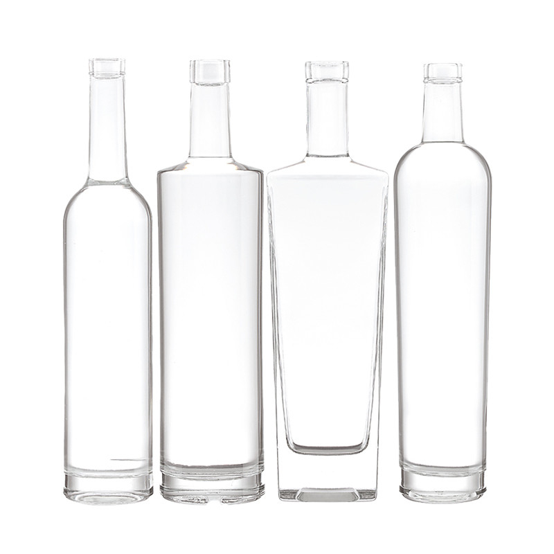 Decale oppervlaktebehandeling 500 ml glazen fles voor vodka brandy whisky vodka gin 750 ml
