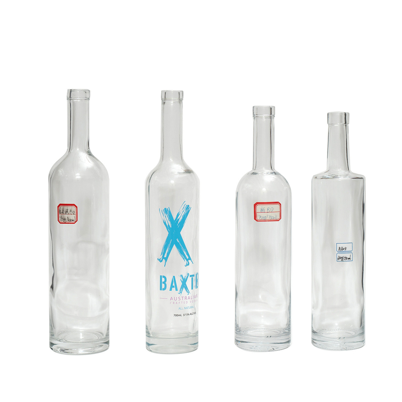 500 ml lege vodka drank blauwe spuitfles voor drankverpakkingsoplossing