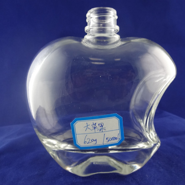 Glasfles voor appelcider 100 ml 300 ml met Decal-oppervlakte-handhaving en kurkverzegeling