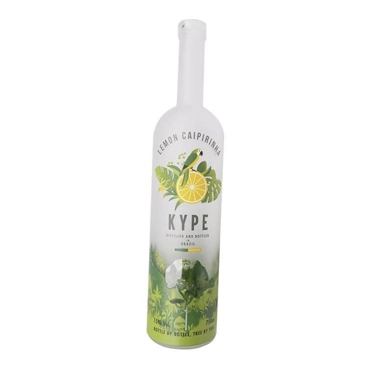 500 ml op maat gedrukt glazen kroon Royal Whisky Vodka Gin glazen flessen met kurk